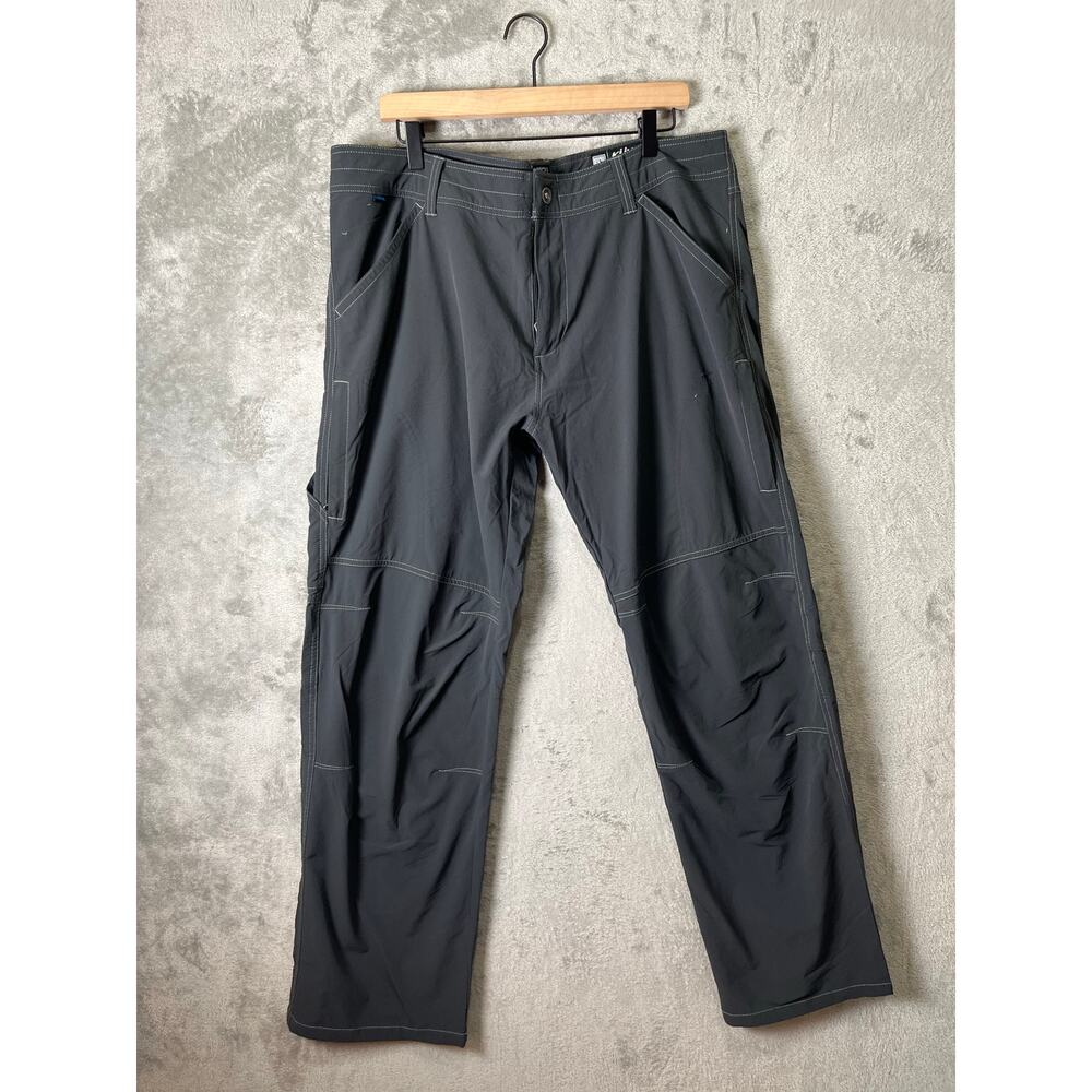 Kuhl‎ Cargo Gray Hiking Pants Outdoor Gorpcore Performance Nylon Pants 38 X 31'